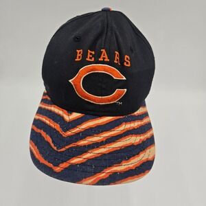 Chicago‎ Bears NFL Pro Line Hat Striped Bill Vintage Made USA Snapback Zubaz